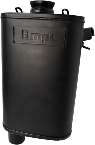 BikeMan Performance - BikeMan Performance Full Velocity Muffler - Black - 02-120-SB