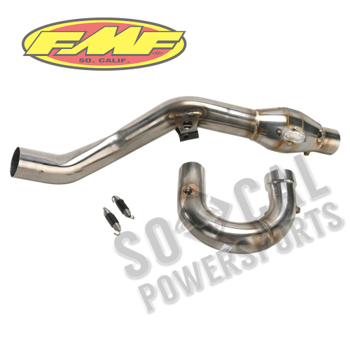 FMF Racing - FMF Racing MegaBomb Header with Midpipe - Stainless Steel - 045466