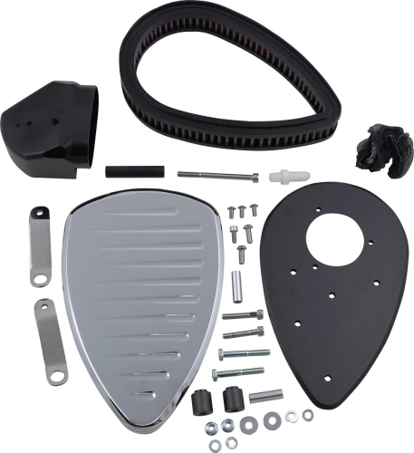 Baron Custom Accessories - Baron Custom Accessories Big Air Kit - Comet Chrome - BA-2080-06