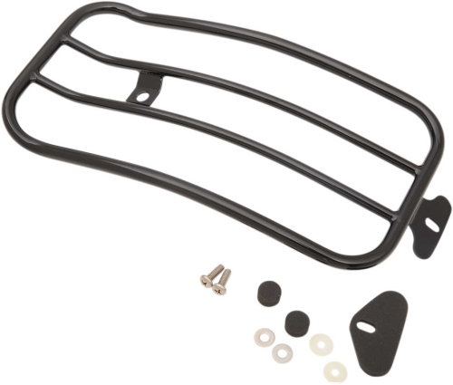 Motherwell - Motherwell 7in. Solo Luggage Rack - Gloss Black - MWL-530-GB