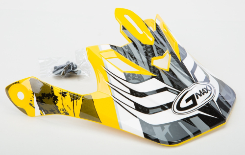 G-Max - G-Max Visor for GM-46X Helmets - Shredder Yellow - Md/3XL - G046005