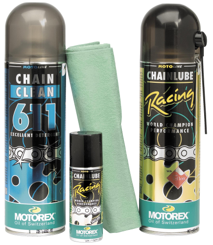 Motorex - Motorex Racing Chain Clean & Lube - Kit VOC Compliant - 109330