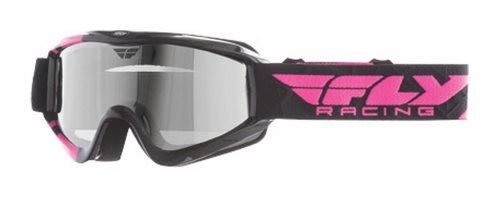 Fly Racing - Fly Racing Fly Snow Goggles - 37-3031 - Zone Pro Pink / Chrome/Smoke Lens - OSFM