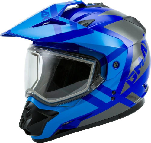 G-Max - G-Max GM-11S Trapper Helmet - G2113046 - Blue/Gray - Large