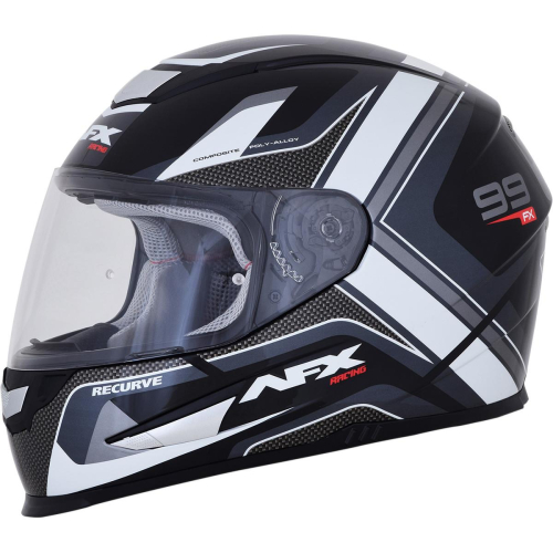 AFX - AFX FX-99 Graphics Helmet - 0101-11117 - Black/White - Medium