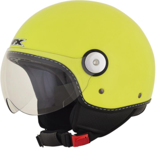 AFX - AFX FX-33 Scooter Solid Helmet - 01060696 - Hi-Vis Yellow - X-Small