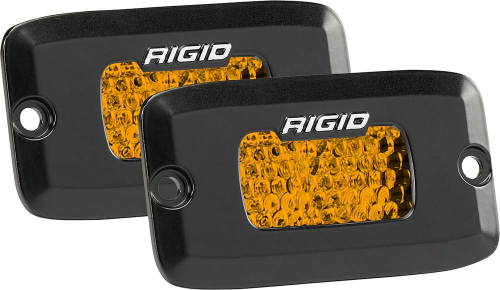 RIGID Industries - RIGID Industries SR-M Pro Series Rear Facing Lights - Flush Mount - Amber - 90172