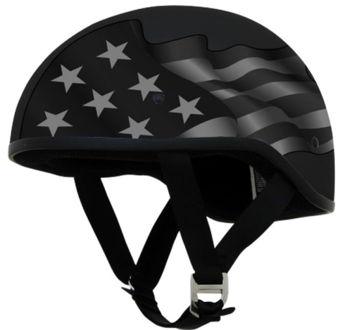 AFX - AFX FX-200 Slick Stealth Helmet - 0103-1043 - Flag Stealth - Large