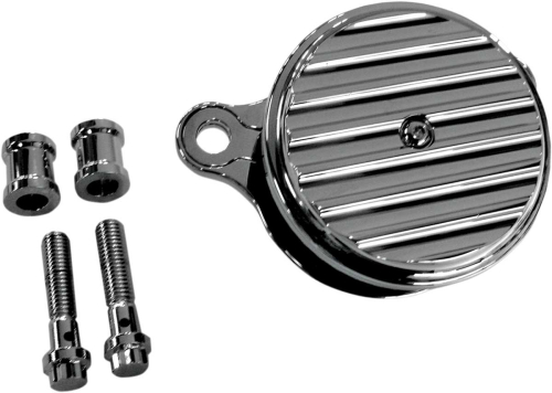 Joker Machine - Joker Machine High Performance Air Cleaner Assembly - Finned Chrome - 10-202C