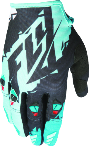 Fly Racing - Fly Racing Kinetic Gloves (2017) - 370-41009 - Black/Dark Teal - 9