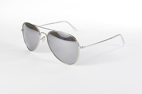 Pacific Coast Sunglasses - Pacific Coast Sunglasses Aviator Sunglasses - 80010 - Silver/Smoke Mirror Lens