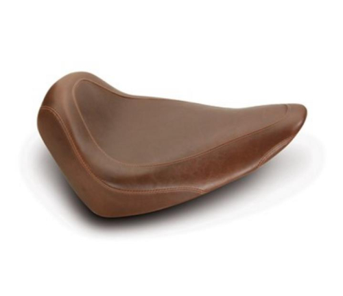 Mustang - Mustang Wide Tripper Solo Seat - Smooth - Distressed Brown - 76804
