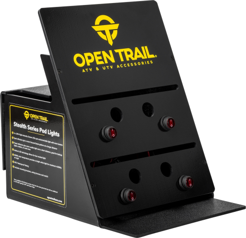 Open Trail - Open Trail Light Display for Pod and Bar Lights - BLACK OPENTRAIL ABS