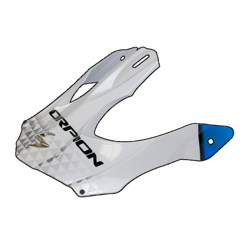 Scorpion - Scorpion Peak Visor for EXO VX-16 Prism Helmets - Blue - 52-160-15