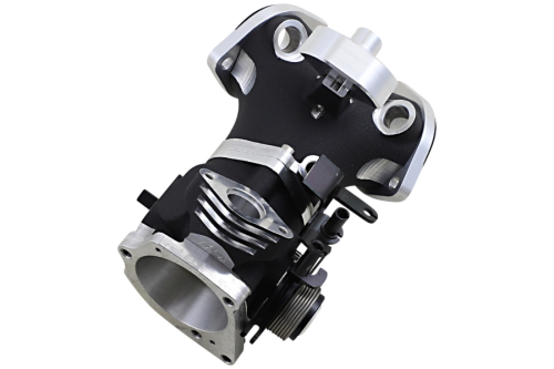 Horsepower - Horsepower Big Bore 51mm Throttle Body - 1.66in. Intake Runner - Black Finish - HPI-51D1-16B