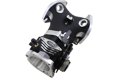 Horsepower - Horsepower Big Bore 51mm Throttle Body - 1.66in. Intake Runner - Black Finish - HPI-51D6-16B