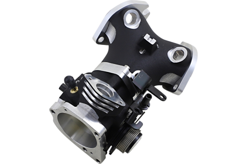 Horsepower - Horsepower Big Bore 55mm Throttle Body - 1.66in. Intake Runner - Black Finish - HPI-55D6-16B