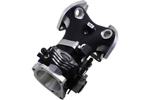 Horsepower - Horsepower Big Bore 55mm Throttle Body - 1.800in. Intake Runner - Black Finish - HPI-55D6-18B