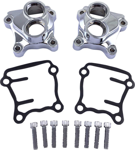 Drag Specialties - Drag Specialties Tappet Block Cover - Chrome - 0940-1875