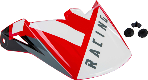 Fly Racing - Fly Racing Visor for Elite Vigilant Helmets - Red/Black - 73-88142