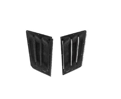 Proven Design Products - Proven Design Products Polaris Vents - Black - V-RMK11BB