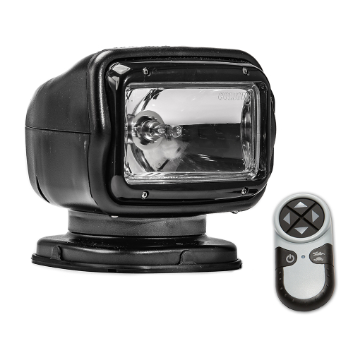 Golight - Golight Radioray GT Series Permanent Mount - Black Halogen - Wireless Handheld Remote