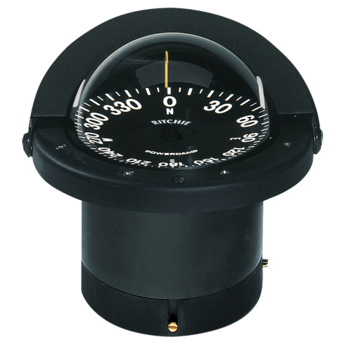 Ritchie - Ritchie FN-201 Navigator Compass - Flush Mount - Black