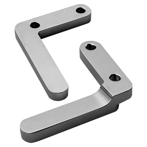 Klock Werks - Klock Werks Front Fender Mounting Blocks - Chrome - KW05-01-0410C