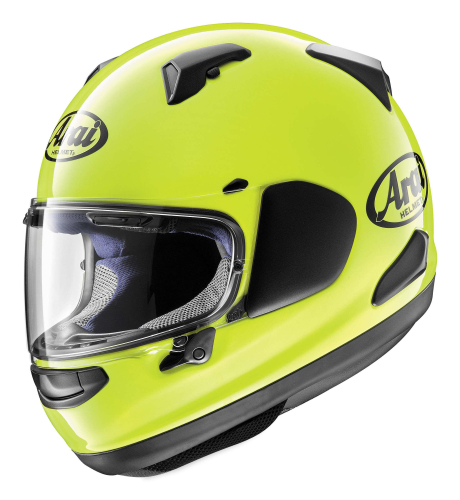 Arai Helmets - Arai Helmets Quantum-X Solid Helmet - 685311176752 - Flourescent Yellow - 2XL