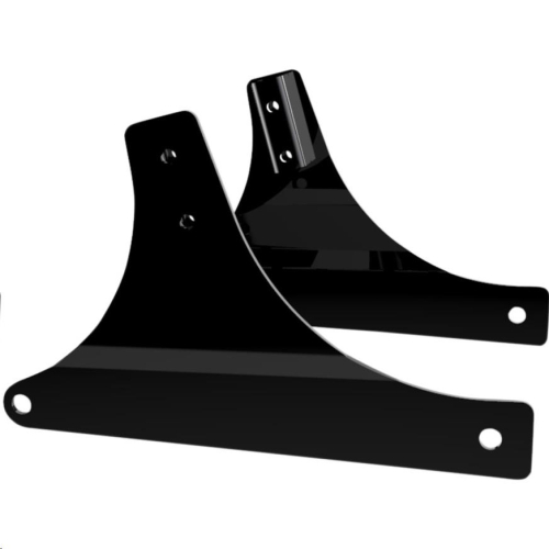 Khrome Werks - Khrome Werks Round Side Plates - Gloss Black - KW263830