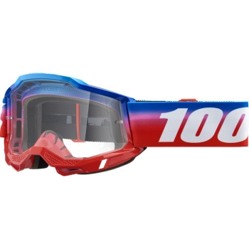 100% - 100% Accuri 2 Unity Goggles - 50013-00025 - Unity/Blue/Pink/Red/White/Clear Lens - OSFM