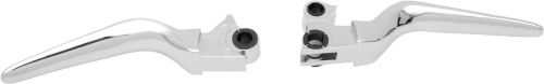 Drag Specialties - Drag Specialties Custom Lever Set - Chrome - 0610-0210