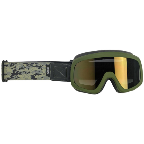 Biltwell Inc. - Biltwell Inc. Overland 2.0 Goggles - 2111-6003-008 - Grunt Olive Green Camo / Clear Lens - OSFM