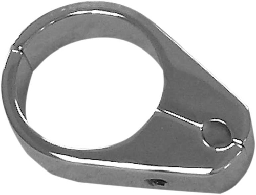 Drag Specialties - Drag Specialties Throttle or Idle Cable Clamp for 1.25in. Diameter Handlebar/Frame - Chrome - 0658-0034