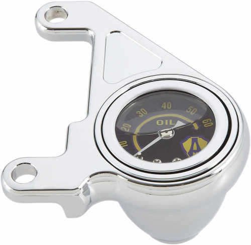 Arlen Ness - Arlen Ness Oil Pressure Gauge Kit - Radius - Chrome - 15-658