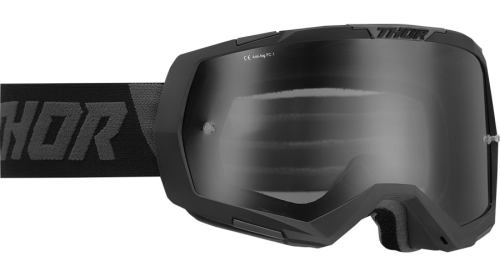 Thor - Thor Regiment Goggles - 2601-2797 - Black/Gray / Smoke Lens - OSFM