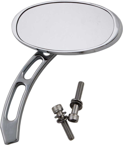 HardDrive - HardDrive Custom Oval Mirror - Chrome - Left/Right - 5in. - 60-0165