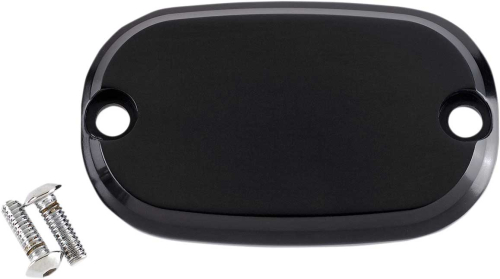 Joker Machine - Joker Machine Rear Brake Master Cylinder Cover - Smooth - Black Anodized - 08-01SB