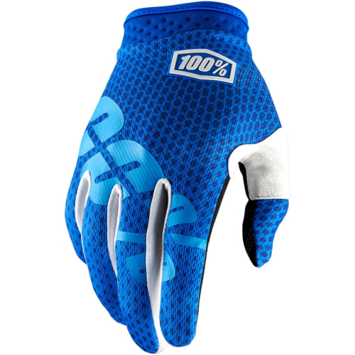 100% - 100% I-Track Gloves - 10002-079-12 - Blue - Large