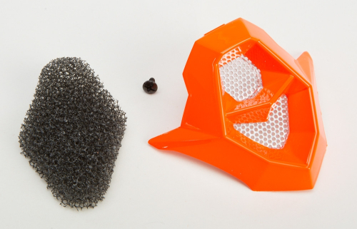 G-Max - G-Max Mouth Vent for MX-86 Helmets - Step Hi-Vis Orange - G086004