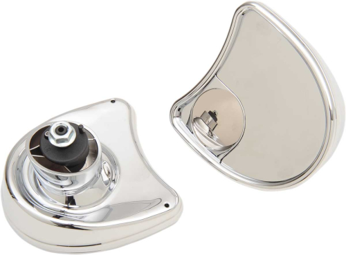 Drag Specialties - Drag Specialties Fairing Mount Mirrors with Blind Spot Mirror - 0640-0794