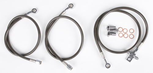 Streamline - Streamline 3-Line Brake Line Kit (+2in.) - Smoke - Z400-F-2SMOKE