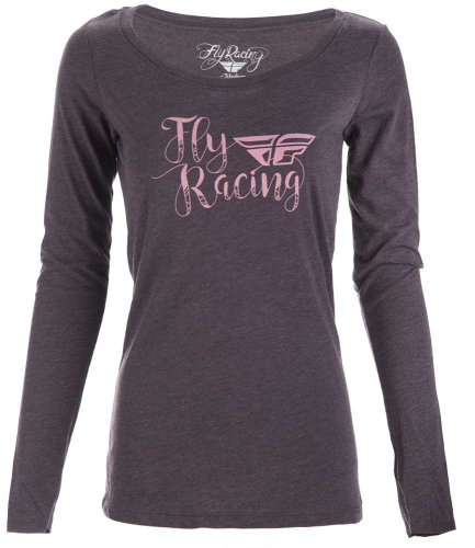 Fly Racing - Fly Racing Nomad Long Sleeve Womens T-Shirt - 356-40392X - Purple - 2XL