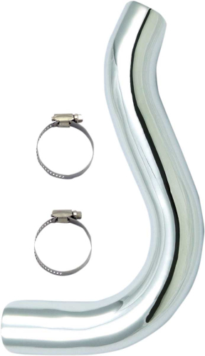 Paughco - Paughco Rear Heatshield for 1 3/4in. Drag Pipes - Chrome - 422-1R