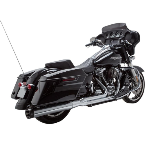 S&S Cycle - S&S Cycle Sidewinder 2-Into-1 Exhaust System with Cats - Chrome - 550-0758