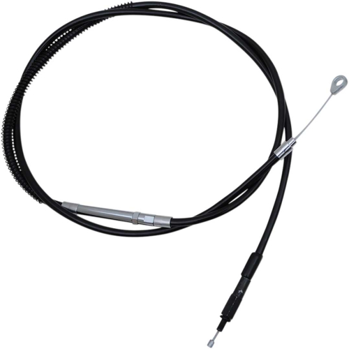 LA Choppers - LA Choppers Clutch Line - Black Vinyl/Stainless Braided - LA-8152C16B