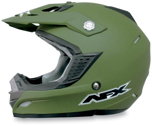 AFX - AFX FX-19 Solid Helmet - 0110-3075 - Flat Olive Drab - X-Small