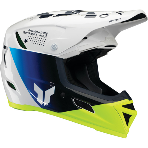 Thor - Thor Reflex Sport Composite Helmet - 0110-8789 - Strike Navy/Acid - Medium