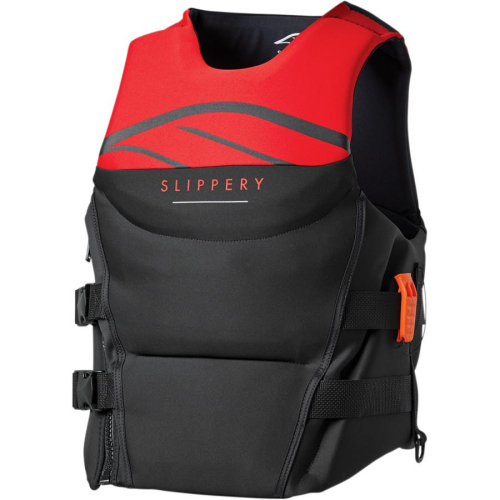 Slippery - Slippery Array Side Entry Neo Vest - 3240-0778 - Black/Red - Large
