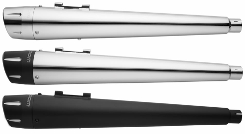 Freedom Performance - Freedom Performance 4.5in. Combat Slip-Ons - Chrome/Black Tips - MH00019